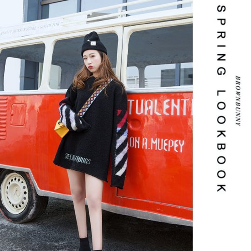 超美品☆23.5㎝ ヒルズアベニュー ブラック×ピンク 厚底 ソックスブーツ アタガール attagirl 11cm 厚底 ハイヒール ロングブーツ