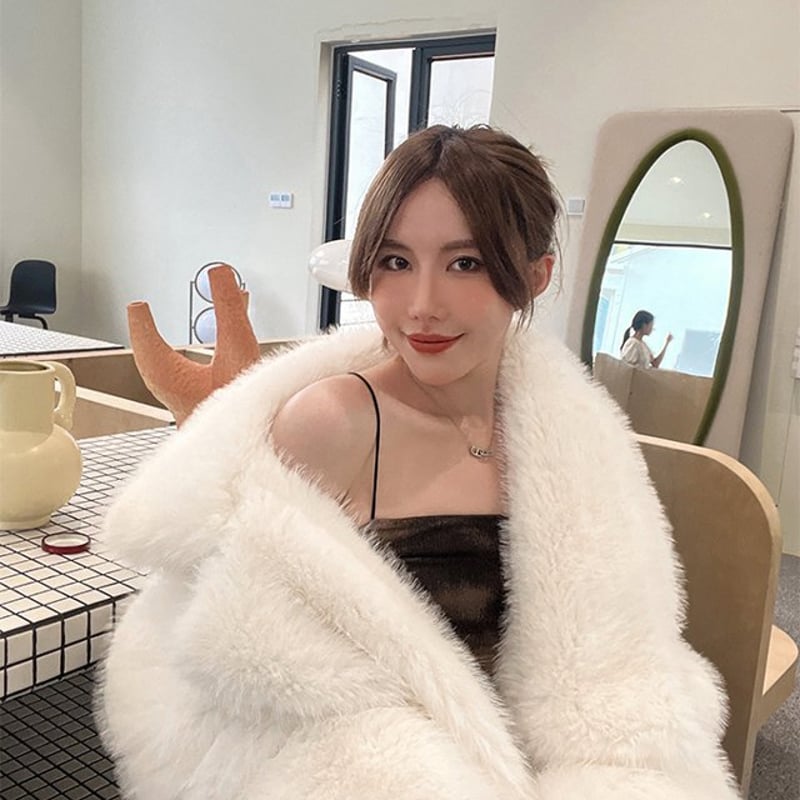 フェイクファーコート ミドルコート ロングコート ファーコート