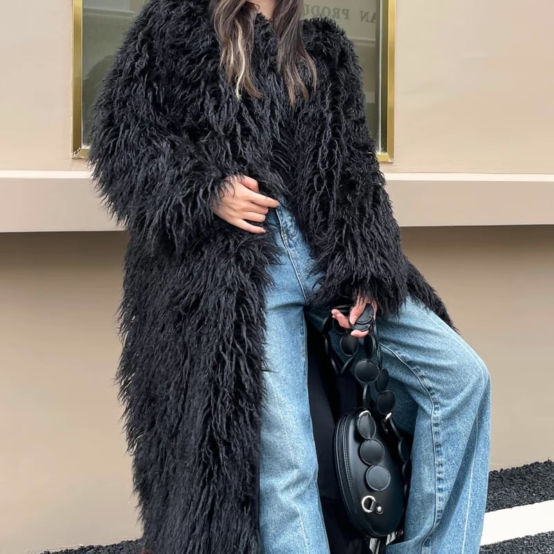 ロングファーコート フェイクファー ロングファーコート ロング ロングファーコート フェイクファー ロングファーコート ロング