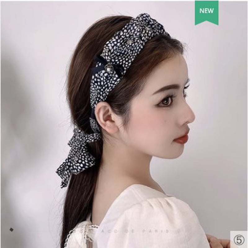 ヒョウ柄リボンカチューシャ レオパード. カチューシャ リボン ヘア