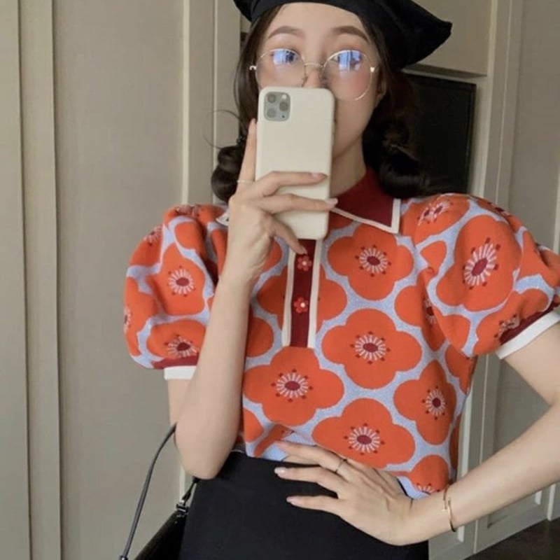 バランタイン　半袖ニット marvelous by Pierrot サマーニット ニット レディース UVカット