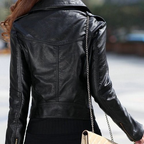 レザージャケット レディース ショート丈 アウター ライダース バイク