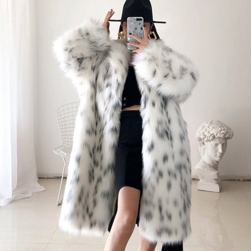 フォックスファーコート ファーコート フォックスファー フェイク