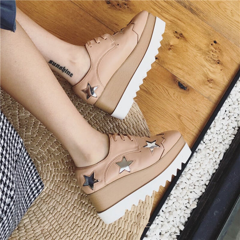 ⭐️最終お値下げ⭐️新品⭐️厚底ペコスブーツ　アイボリー セール】スタイルぐんっとアップ！厚底ニットショートブーツ