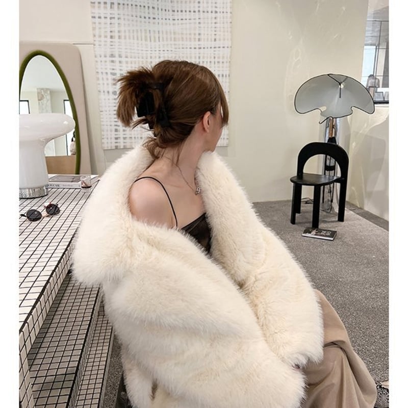 フェイクファーコート ミドルコート ロングコート ファーコート