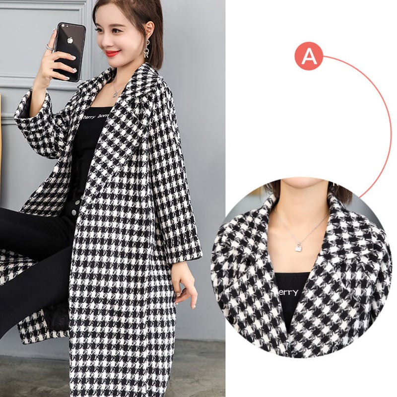 バーバリーロンドン カシミヤ混 ウールトレンチコート チェック 千鳥柄 バーバリーロンドン カシミヤ混 ウールトレンチコート チェック 千鳥柄