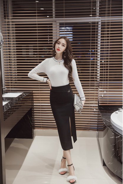 タイトスカート/ 美尻 / 膝丈スカート☆A1244 | selectshopebelliss 