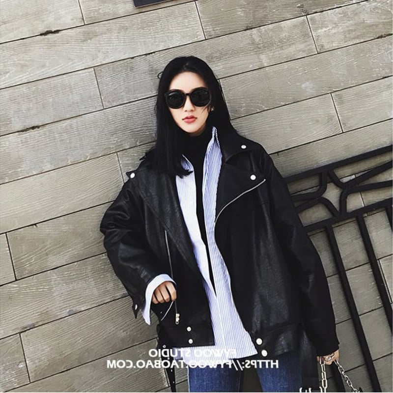 REFLEM レフレム ボア裏地PU レザースタッズ ライダースジャケット REFLEM レフレム ボア裏地PU レザースタッズ ライダース