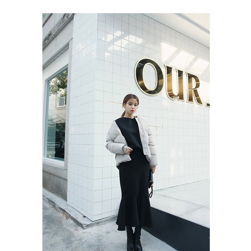 セットアップ】スウェット＋マーメイドスカート ニットアップ