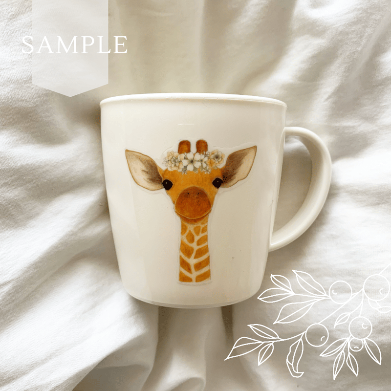 イラスト素材・Giraffe きりん | KOERI Art Studio