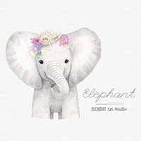 イラスト素材・Elephant ぞう