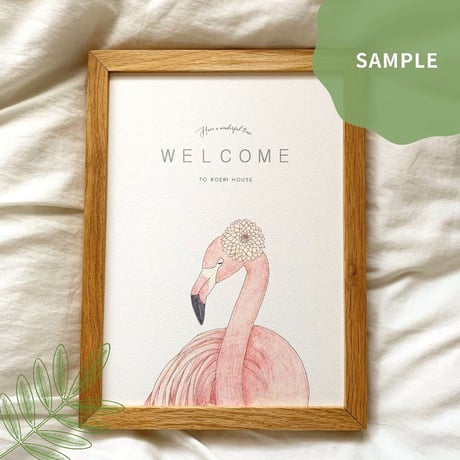イラスト素材・Flamingo フラミンゴ