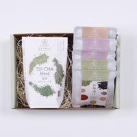 からだ想いセット 無添加お茶漬け &  緑茶粉末ブレンド茶（ギフトボックス小）