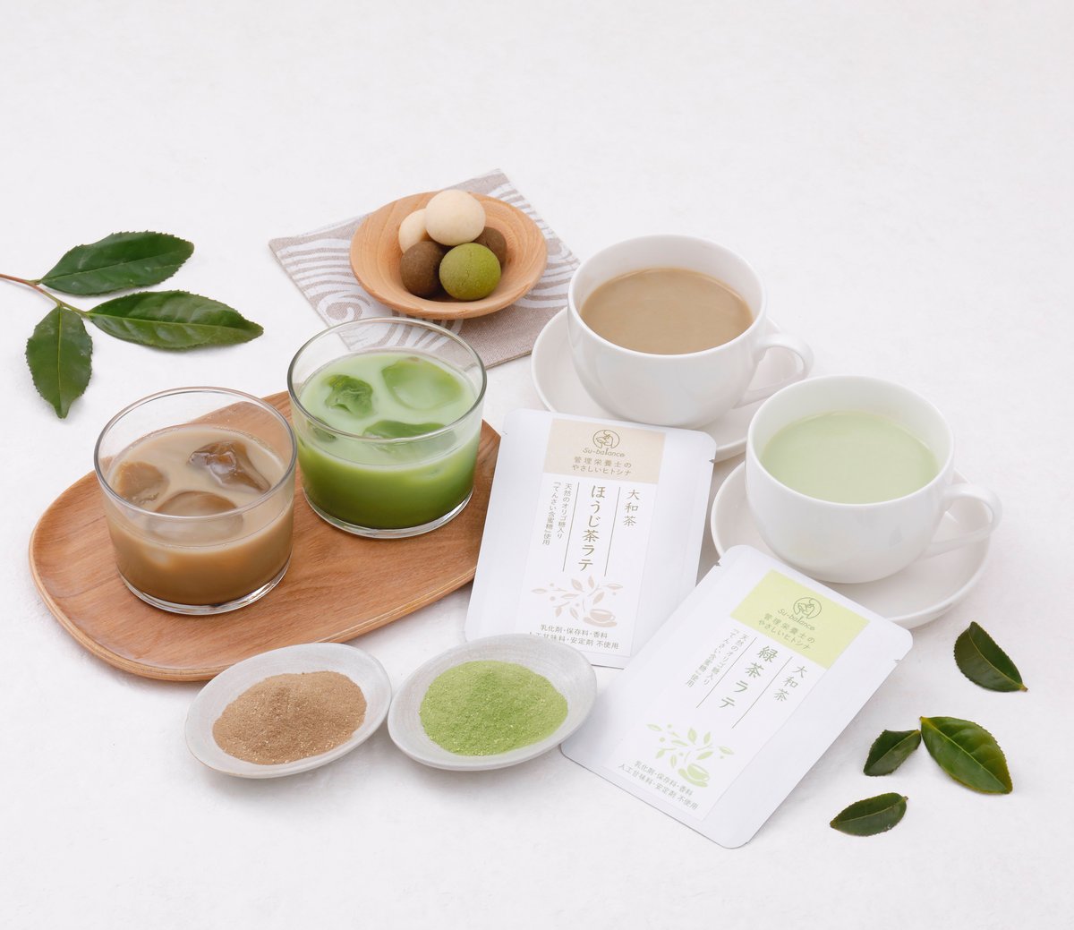 ギフト箱２種セット 緑茶ラテ&ほうじ茶ラテ | Su-balance