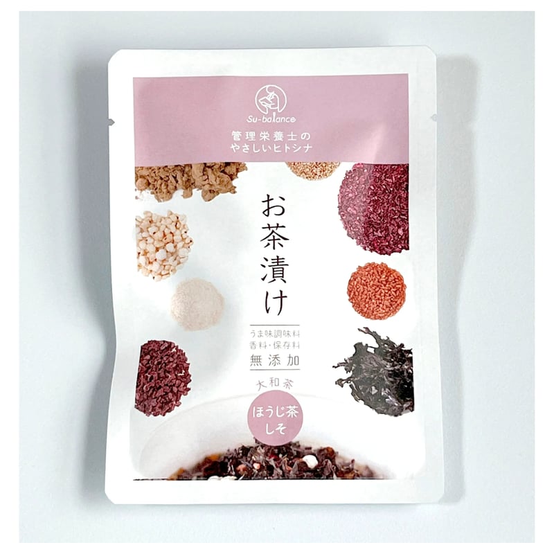 無添加お茶漬けの素 ほうじ茶しそ 一食入 | Su-balance