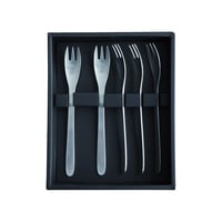 2250 黒柄デザートフォーク(4本刃) | Yanagi-Shop