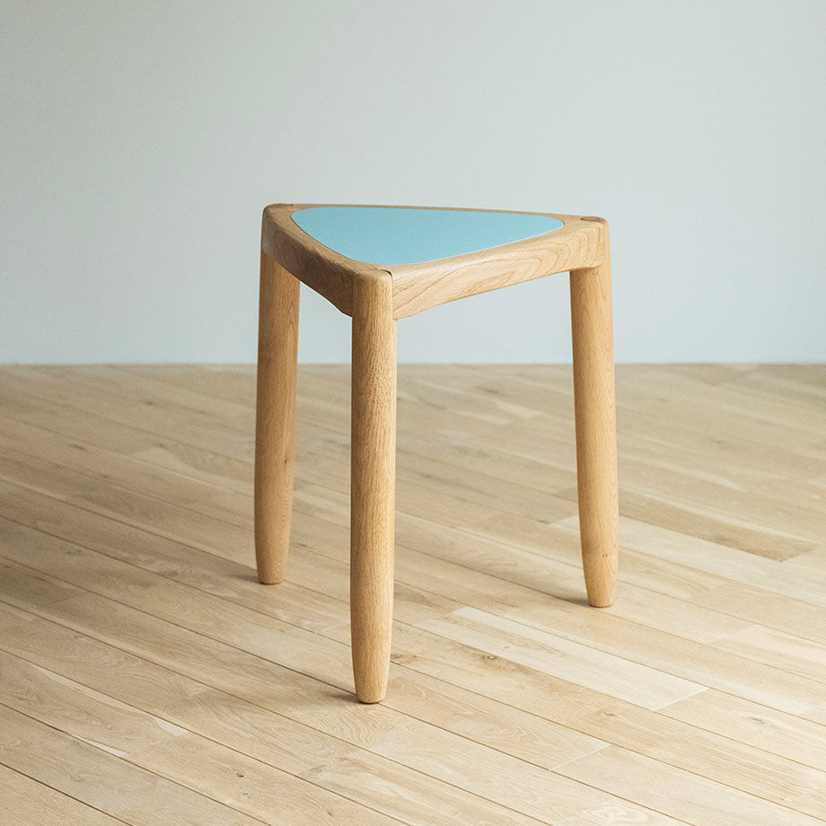 三角スツール 復刻版 リノリウム座面(受注生産品) | Yanagi-Shop