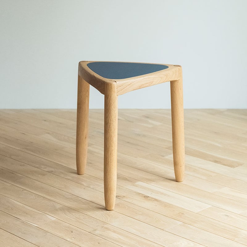 三角スツール 復刻版 リノリウム座面(受注生産品) | Yanagi-Shop