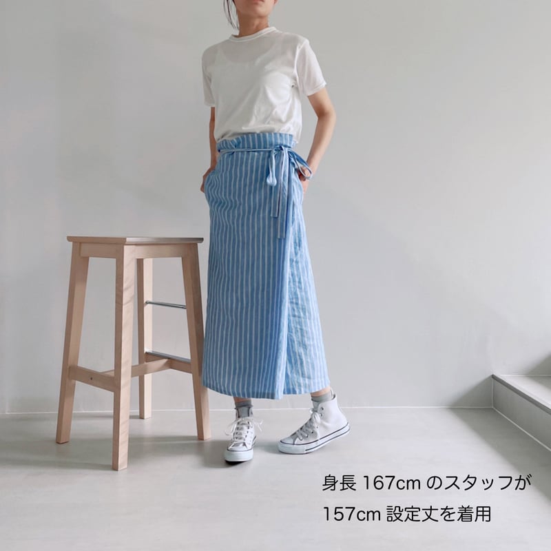 裏地付き》巻きスカート風タイトスカート(型紙) CW22-23SK | think patt