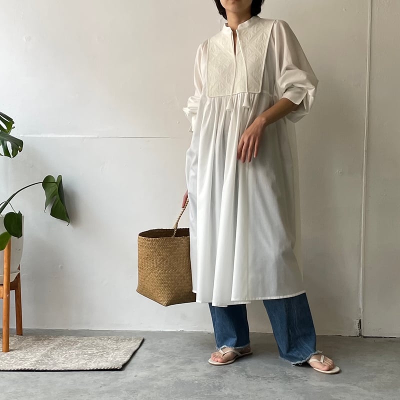 【たぴこ】オーダーヨークワンピース たぴこ】オーダーヨークワンピース ピンタックヨークの