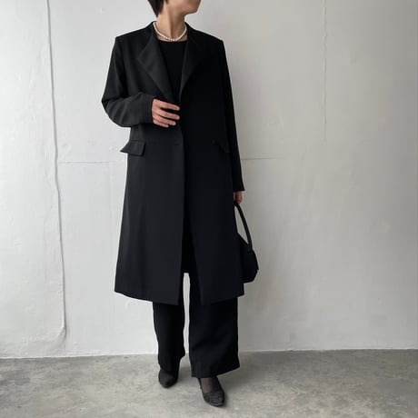 《thinkblack》ウエスト切替ロングジャケット(キット/お仕立て)　CW25-92JK