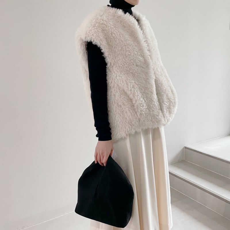 裏付き》コクーンベスト(型紙) CW24-52VT | think pattern ハンドメ