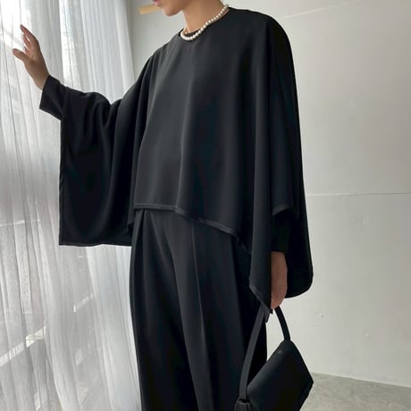 《thinkblack》　ストレートタックパンツ(キット/お仕立て)　CW25-96PT