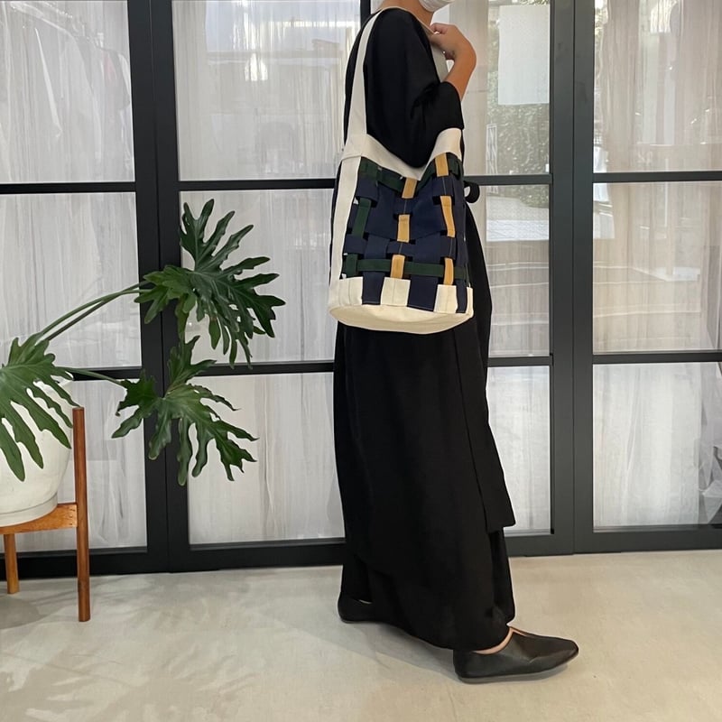 格子バッグパターン(型紙) CW22-29BAG | think pattern ハンドメイド