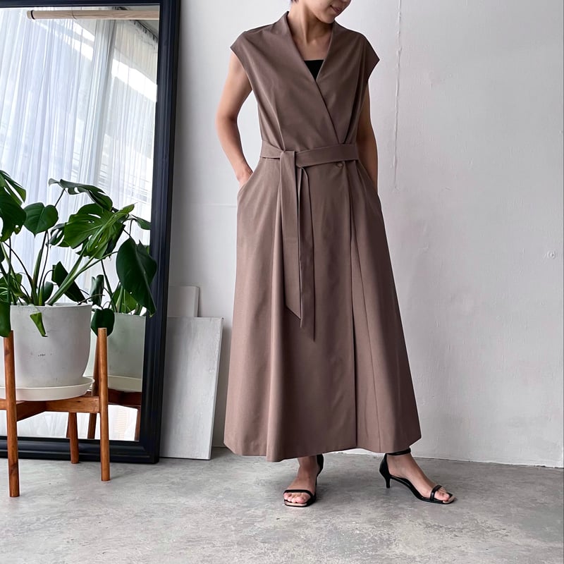 クラシカルカシュクールワンピース(型紙)CW24-69OP | think pattern ハ