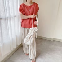 《1.5ｍの》袖口リボンブラウス(型紙) CW21-15BL