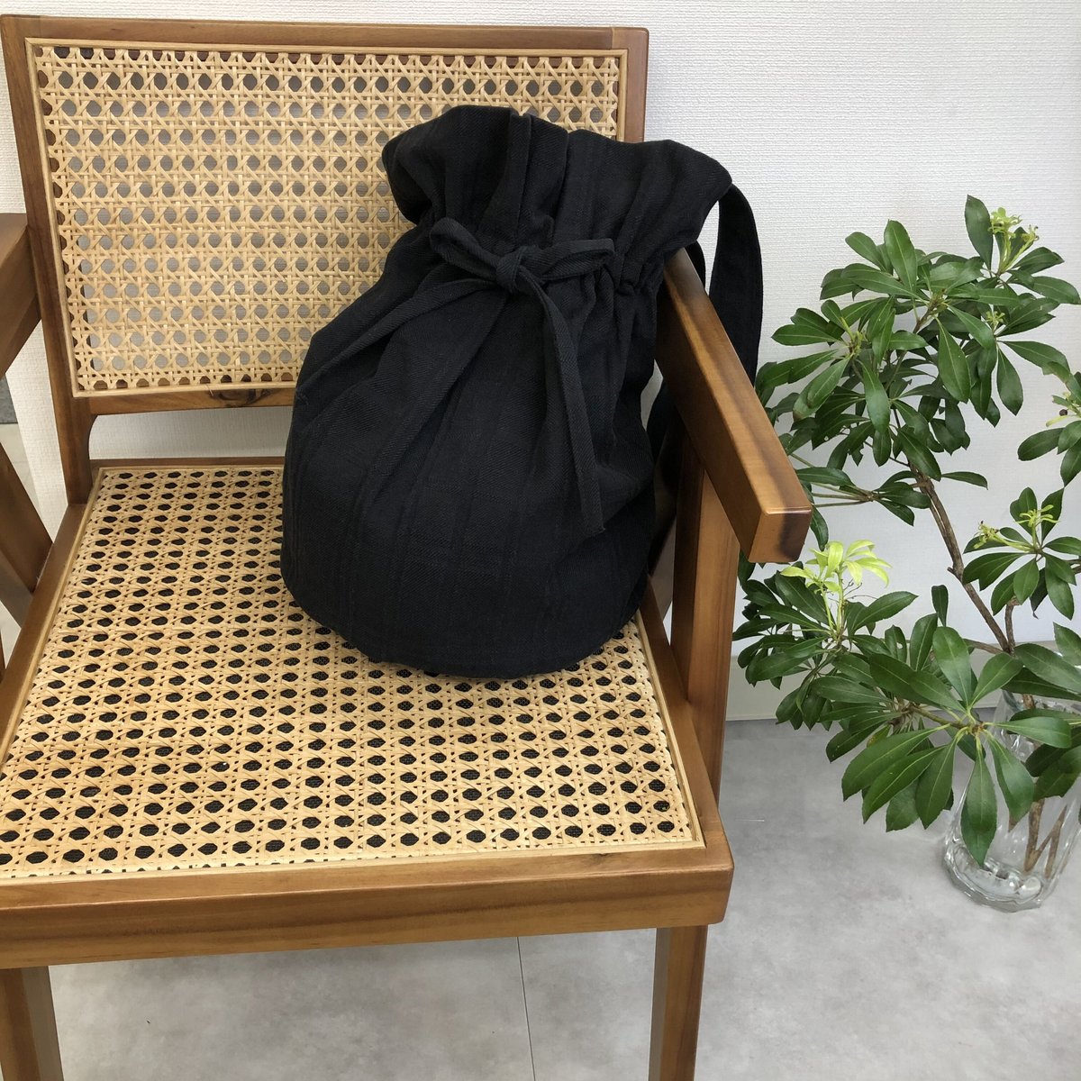 巾着ショルダーバッグ(型紙) CW21-09BAG | think pattern