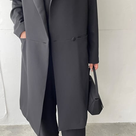 《thinkblack》ウエスト切替ロングジャケット(キット/お仕立て)　CW25-92JK