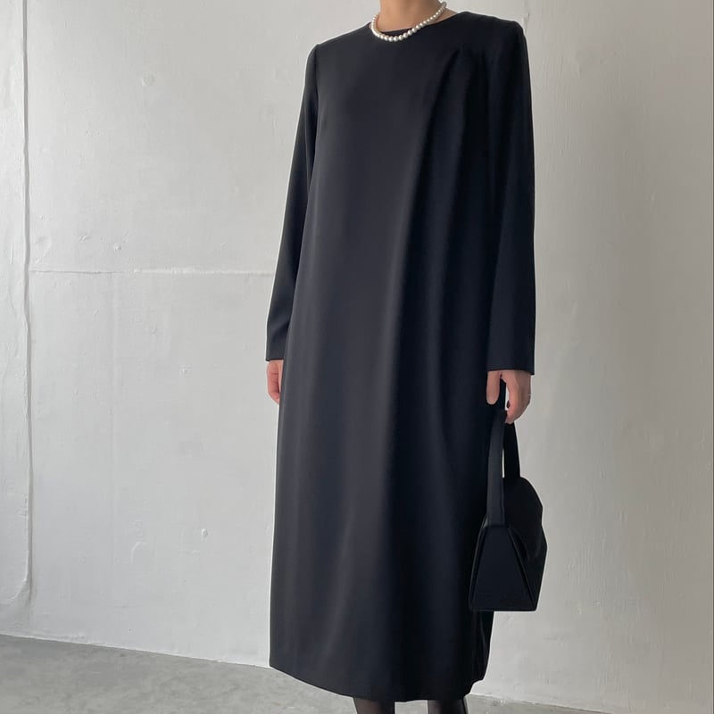 thinkblack》 アシンメトリータックワンピース(キット/お仕立て) CW25