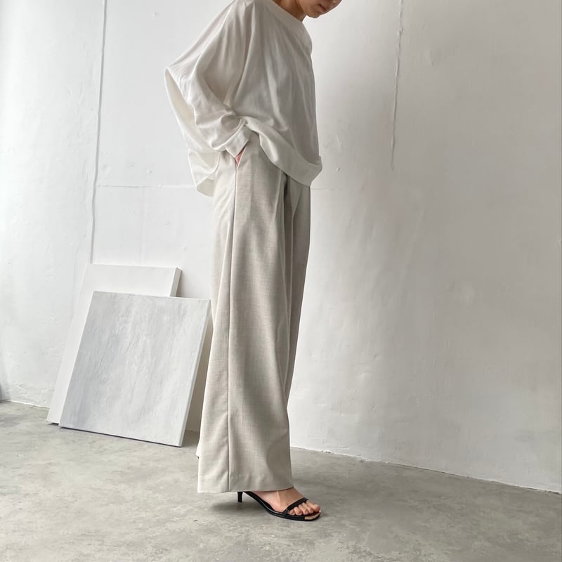 雑誌掲載》ダブルタックパンツ(型紙) CW24-83PT | think pattern ハ