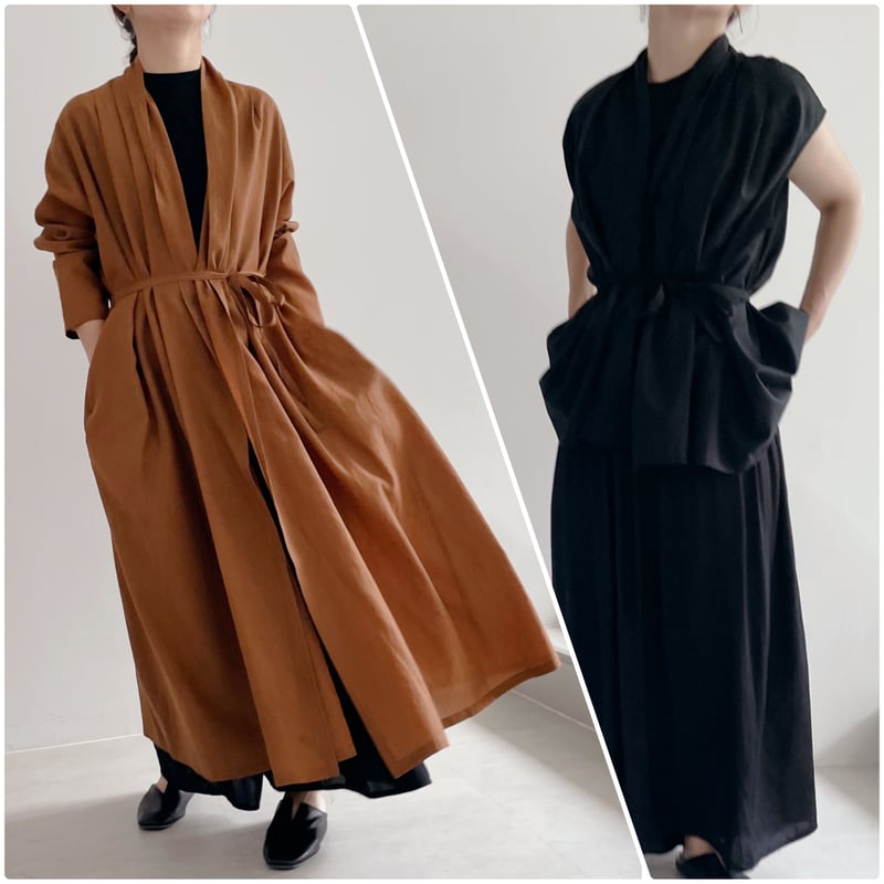 本掲載》ショール風の羽織り(型紙) CW23-37JK | think pattern