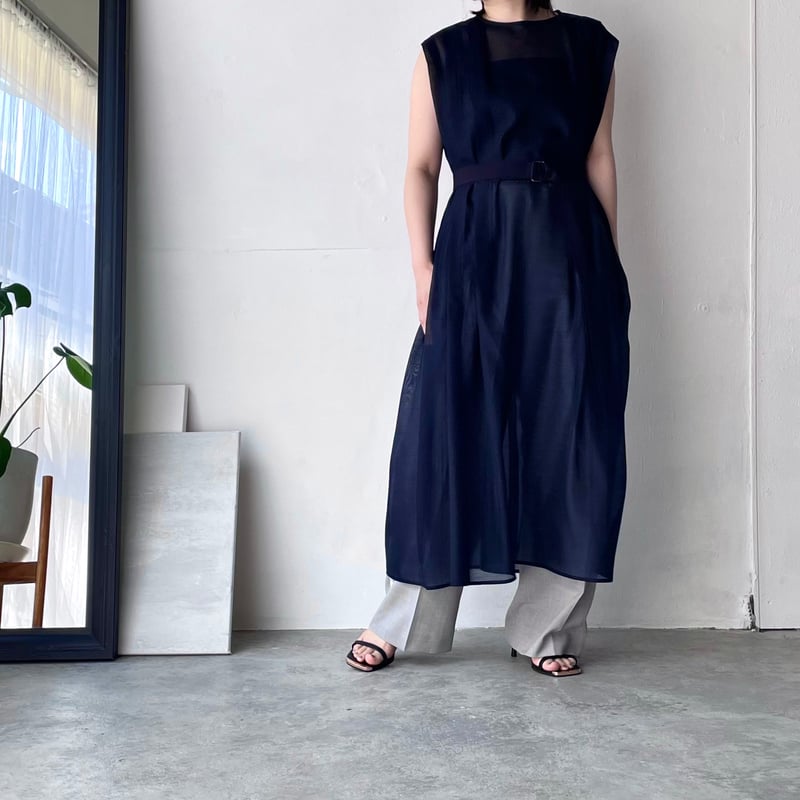 ショルダータックワンピース(型紙)CW24-61OP | think pattern ハンドメ