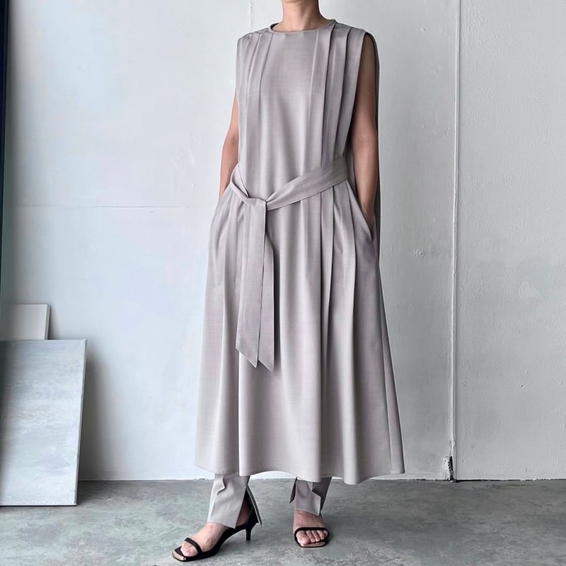 ショルダータックワンピース(型紙)CW24-61OP | think pattern ハンドメ