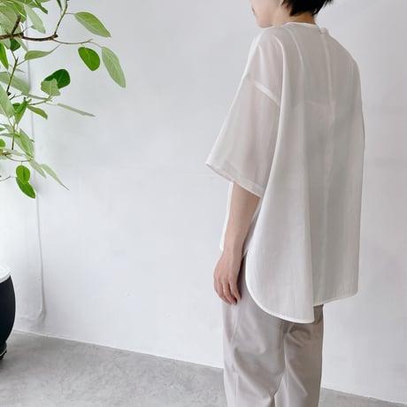 thinkのシンプルブラウス(型紙)　CW24-59BL