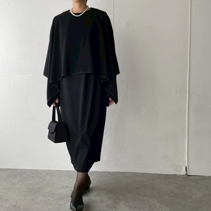 thinkblack》 アシンメトリータックワンピース(キット/お仕立て) CW25