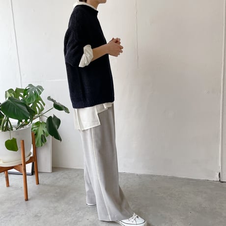 バックプリーツシャツ(型紙/キット)　CW26-122BL