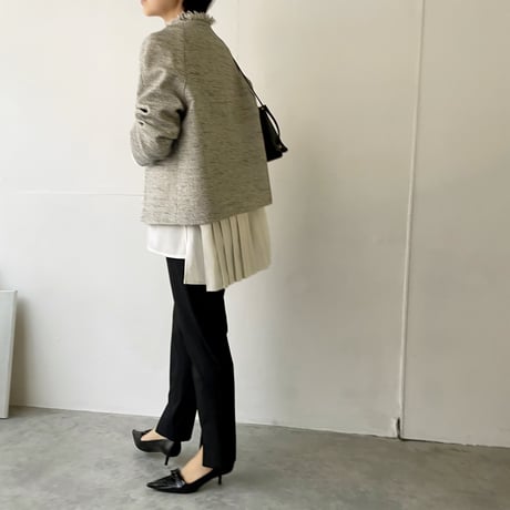 バックプリーツシャツ(型紙/キット)　CW26-122BL