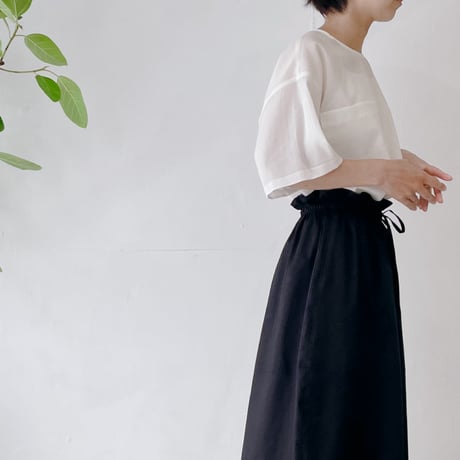 thinkのシンプルブラウス(型紙)　CW24-59BL