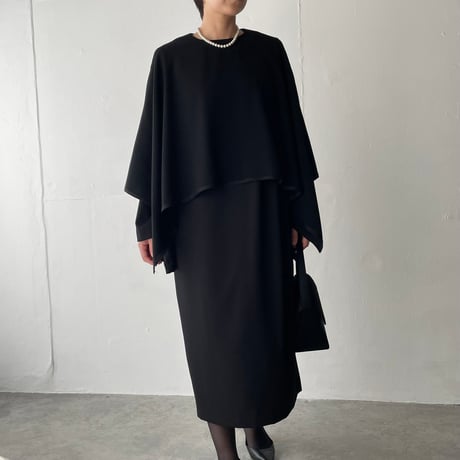 《thinkblack》　アシンメトリータックワンピース(型紙/キット/お仕立て)　CW25-93OP