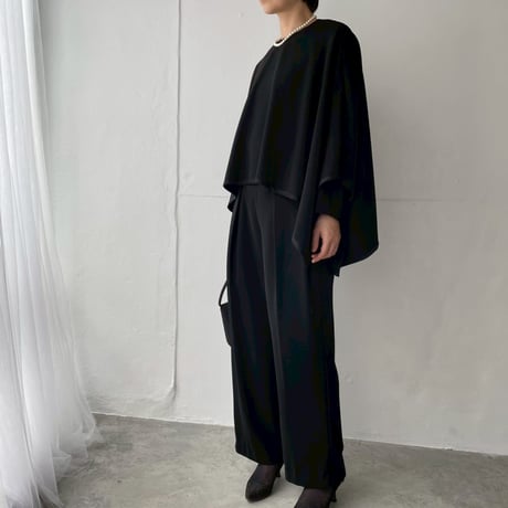《thinkblack》　ストレートタックパンツ(キット/お仕立て)　CW25-96PT