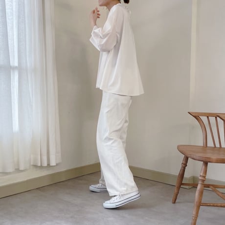 ランタンスリーブが可愛いブラウス(型紙) CW22-22BL