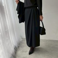 《thinkblack》　アシンメトリータックスカート(キット/お仕立て)　CW25-95SK
