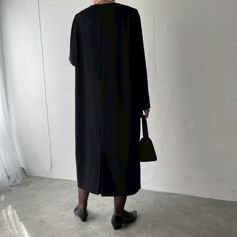 thinkblack》 アシンメトリータックワンピース(キット/お仕立て) CW25