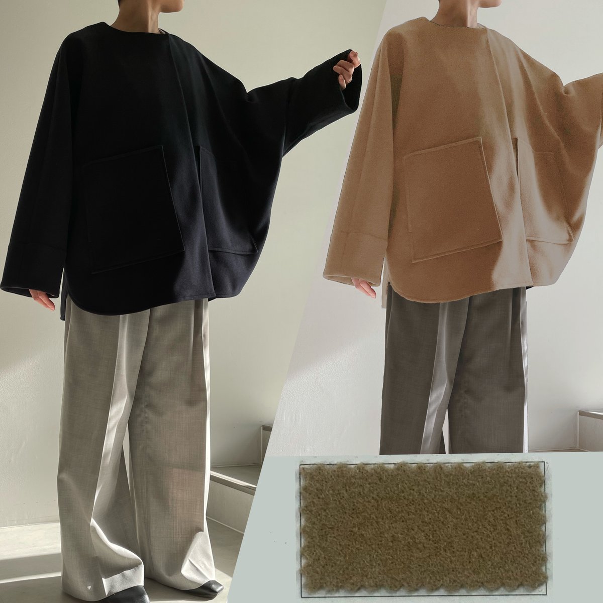 think pattern ポンチョコートパターンキット think pattern ポンチョコートパターンキット