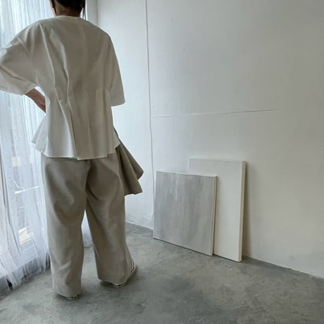 ウエストタックブラウス(型紙)　CW25-90BL