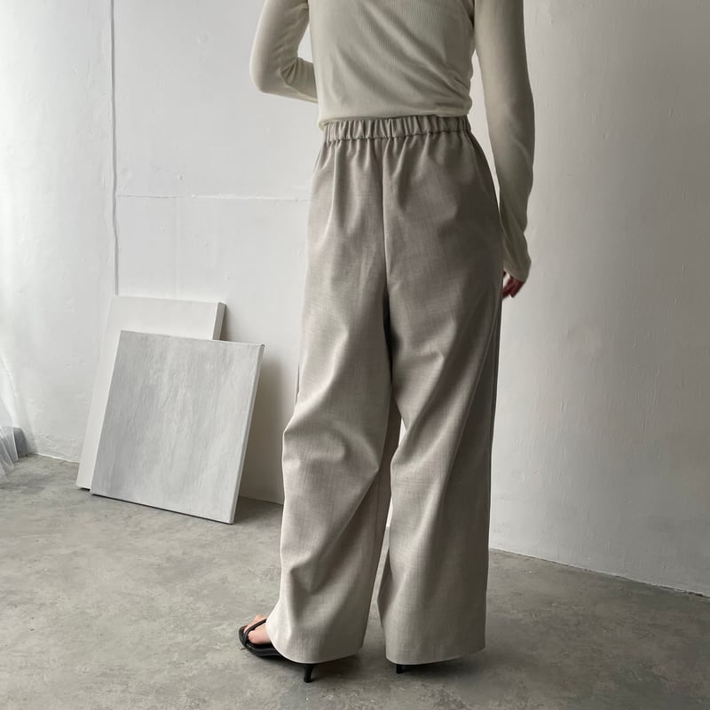 雑誌掲載》ダブルタックパンツ(型紙) CW24-83PT | think pattern ハ